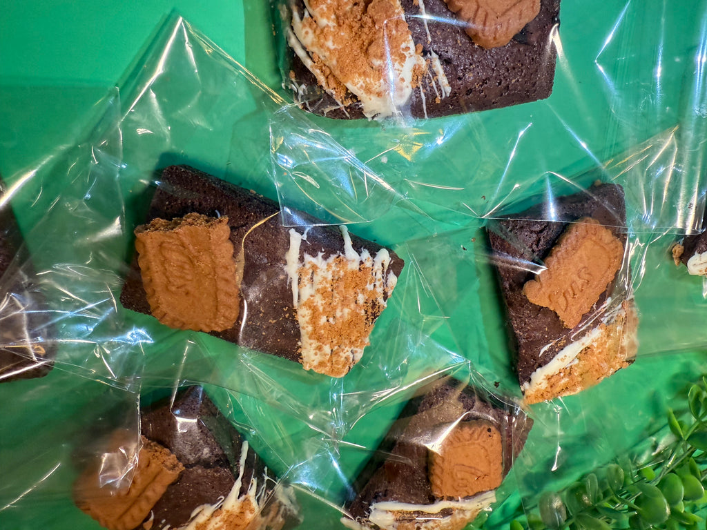 Biscoff brownie