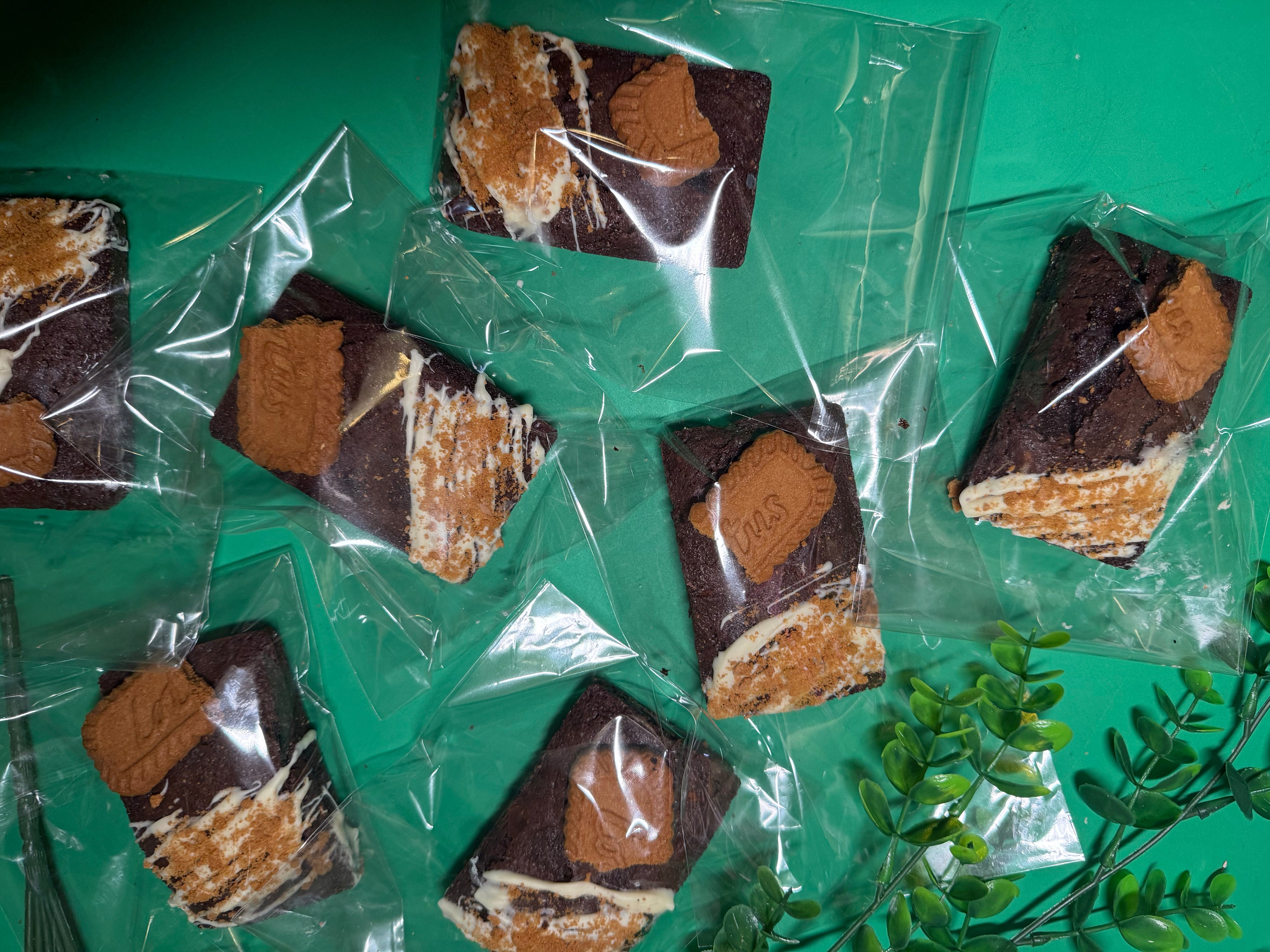Biscoff brownie