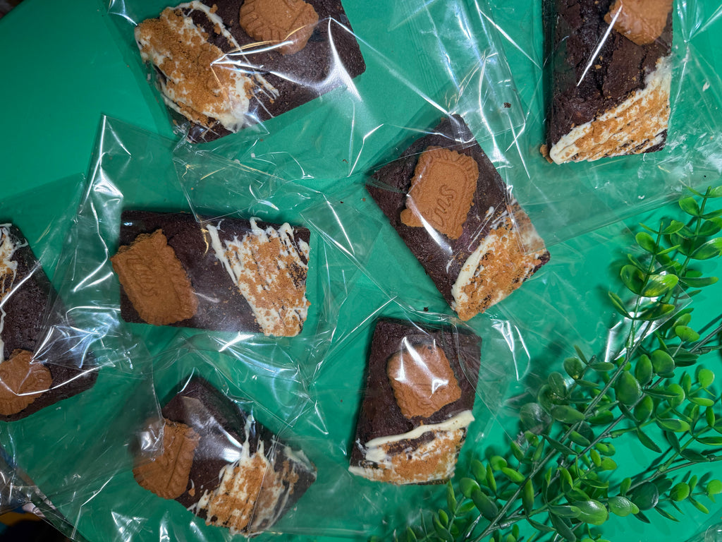 Biscoff brownie