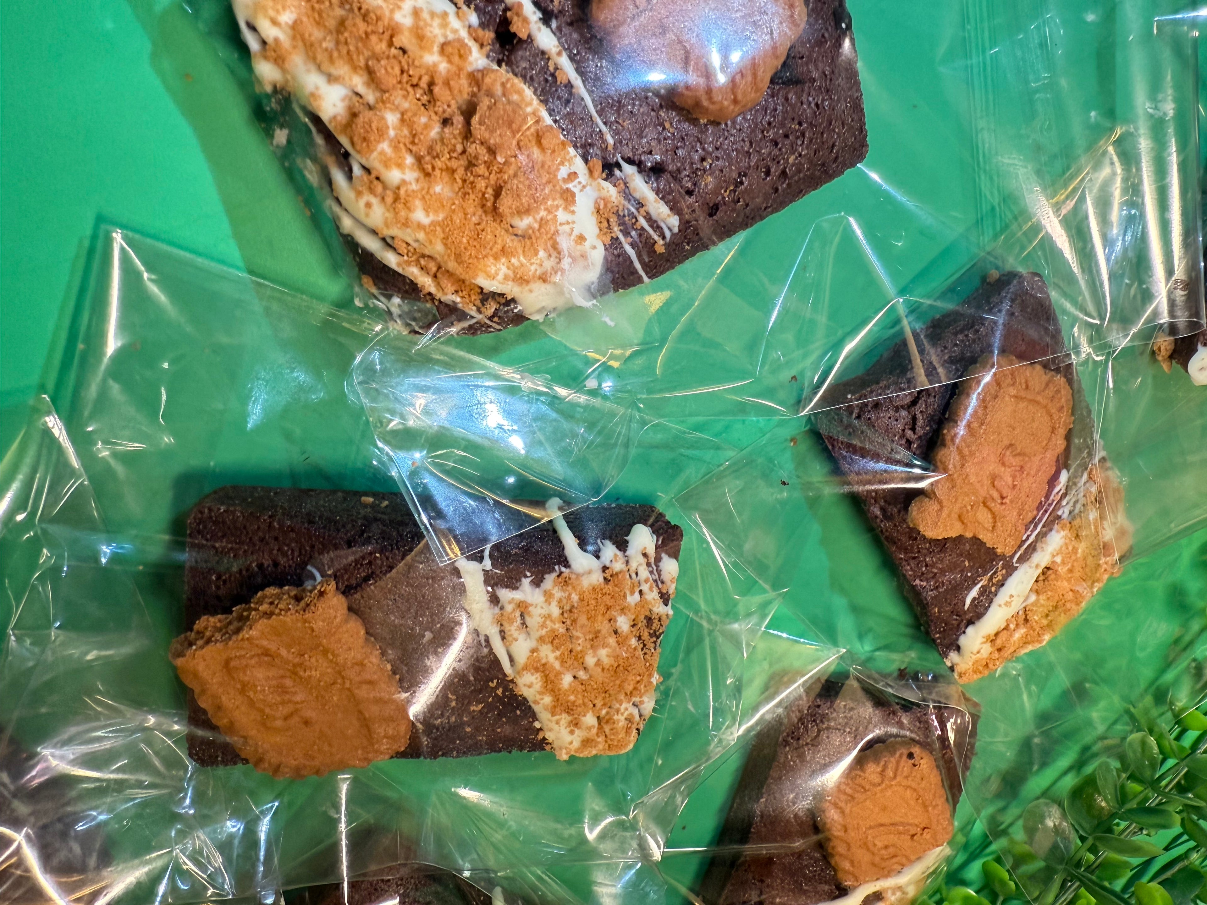 Biscoff brownie