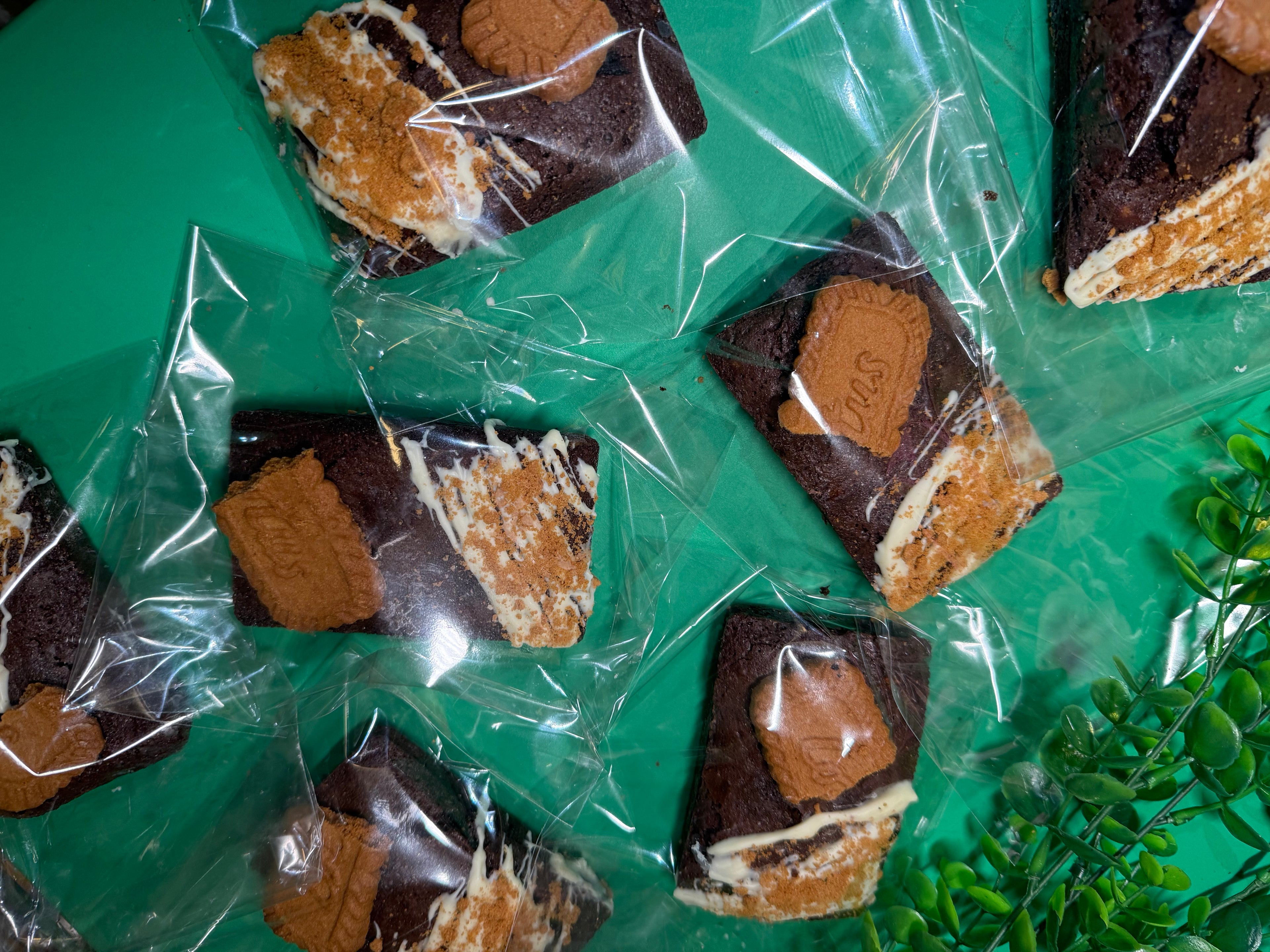 Biscoff brownie