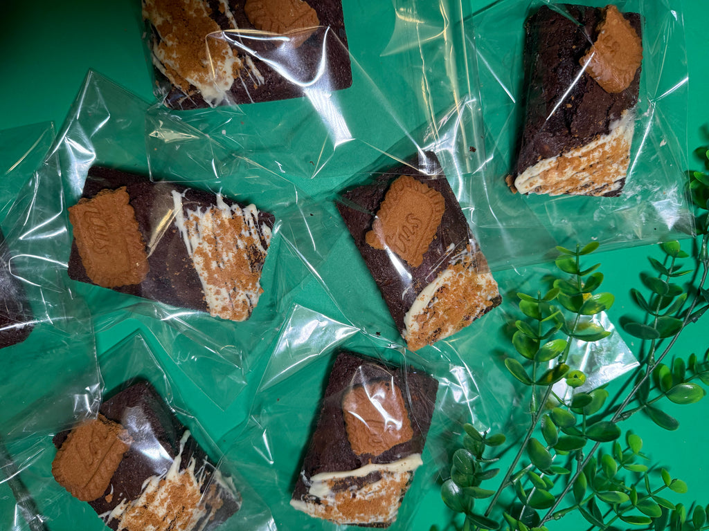 Biscoff brownie